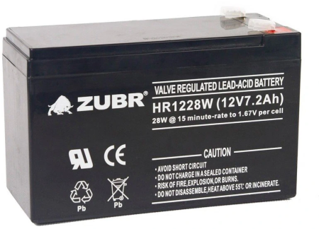 ZUBR HR 1228 W (12V, 7,2Ah)